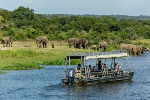 akagera national park, 2 days akagera boat ride, boat safari in akagera